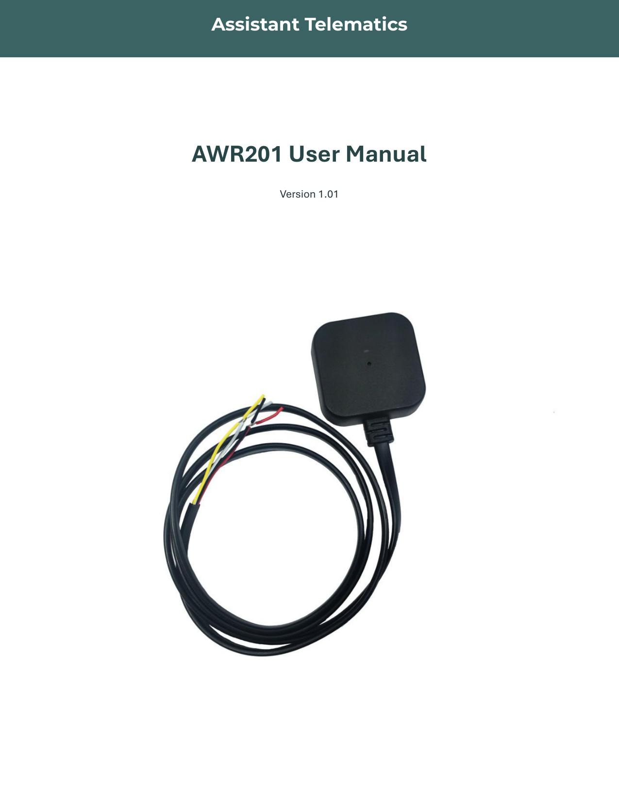 AWR201 — User manual — Page 1 of 5